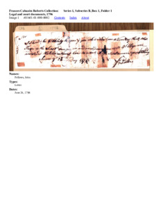 Legal and court documents, 1796