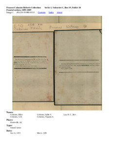 Funeral notices, 1855-1889