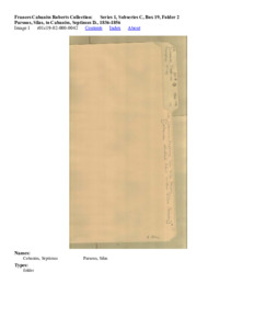 Parsons, Silas, to Cabaniss, Septimus D., 1836-1856