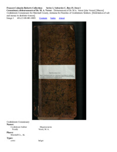 Commissary disbursements of Dr. M. A. Verser