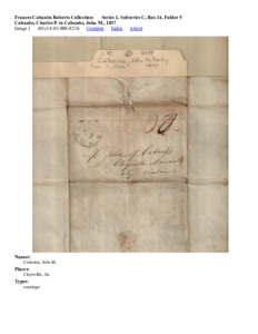 Cabaniss,  Charles P. to Cabaniss, John M., 1837