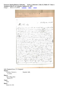 Shepherd, John W. to Cabaniss, Septimus D., 1859