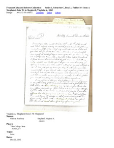 Shepherd, John W. to Shepherd, Virginia A., 1843