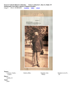 Photographs, most likely related to Shepherd families