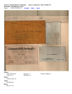 Mementos, miscellaneous (4 of 6)