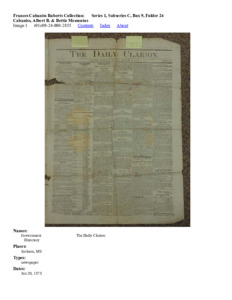 Cabaniss, Albert B. &amp; Bettie Mementos