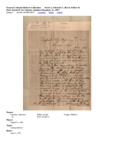 Pool, Samuel P. to Cabaniss, Septimus Douglass, Sr., 1857