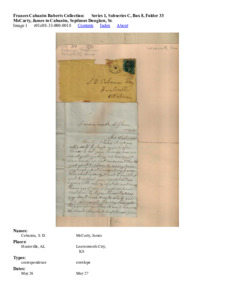 McCarty, James to Cabaniss, Septimus Douglass, Sr.