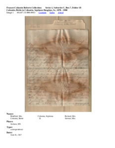 Cabaniss, Bettie to Cabaniss, Septimus Douglass, Sr., 1870 - 1880