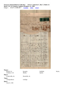 Boyd, N. K. to Cabaniss, Septimus Douglass, Sr., 1880