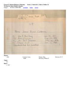 Written by James Budd Cabaniss