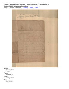 Shelton, Willie F. to Cabaniss, James Budd