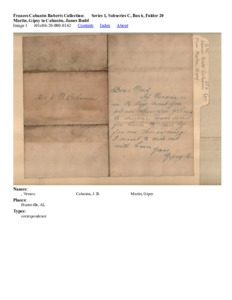 Martin, Gipsy  to Cabaniss, James Budd