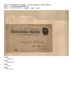 Lusk, ___  to Cabaniss, James Budd, 1894