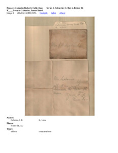 K___, Lena to Cabaniss, James Budd