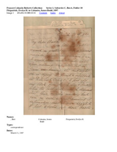 Fitzpatrick, Evelyn H. to Cabaniss, James Budd, 1897