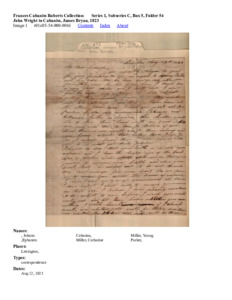 John Wright to Cabaniss, James Bryan, 1823