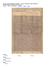 Russell, Donia to Cabaniss, Fanny (Fannie)