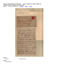 [Martin], Gipsy to Cabaniss, Fanny (Fannie)