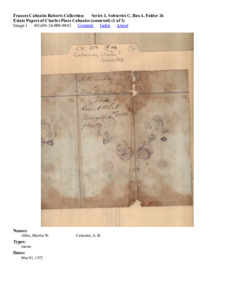 Estate Papers of Charles Pines Cabaniss (unsorted) (1 of 3)