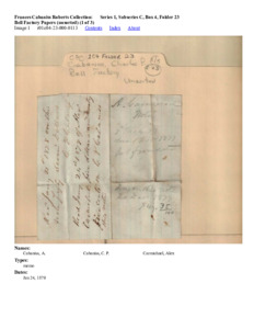 Bell Factory Papers (unsorted) (1 of 3)