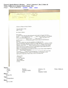 White, Chillion Q. to Cabaniss, Charles Eugene, 1864