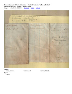 Norvell, Willie F.  to Cabaniss, Charles Eugene