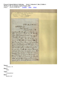 Martin, J. Mc. to Cabaniss, Charles Eugene, 1867
