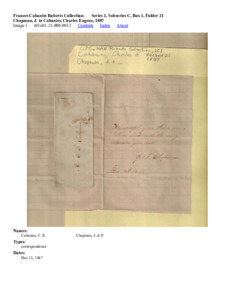 Chapman, J. to Cabaniss, Charles Eugene, 1887
