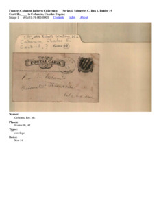 Cantrill, ____  to Cabaniss, Charles Eugene