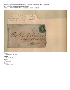 Be___, M. P. J. to Cabaniss, Charles Eugene 