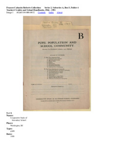 Teachers' Guides and School Handbooks, 1946 - 1951