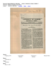 Frances C. Roberts Statistics Class Notes