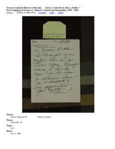 News Clippings of Frances C. Roberts'  Awards and Recognition, 1955 - 1999