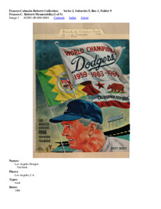 Frances C. Roberts Memorabilia (1 of 5)