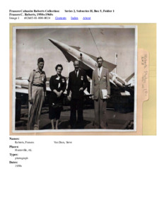 Frances C. Roberts, 1950s-1960s