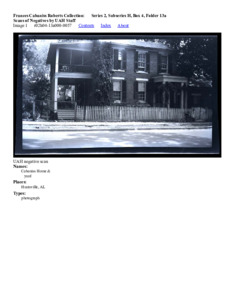 Scans of Negatives by UAH Staff