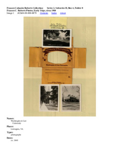 Frances C. Roberts Photos, Early Trips, circa 1940