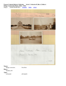 Bridge Construction Photo, 1910s - 1920s