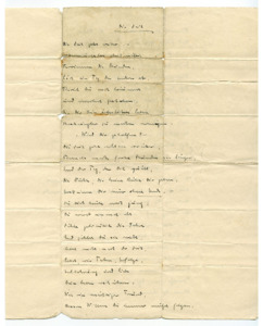 Letter from Hildegard Nörenberg to Hans Albert Silberberg (undated).