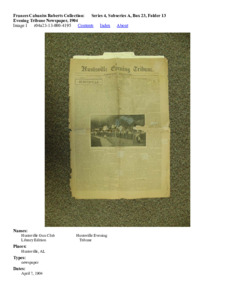 Evening Tribune Newspaper, 1904