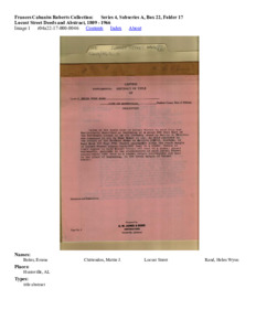 Locust Street Deeds and Abstract, 1809 - 1966