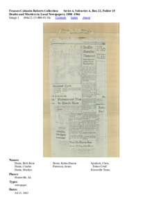 Deaths and Murders in Local Newspapers, 1880 -1966