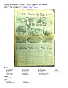 Huntsville Times (Various issues, historical), 1955 -1975