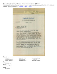 Memphis and Charleston Railroad Directors' Report - copy, Related Documents, 1857, 1968 - 1971