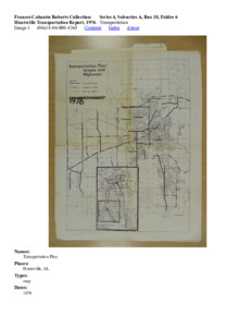 Huntsville Transportation Report, 1976