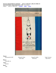 Huntsville Public Schools Dedications, 1969