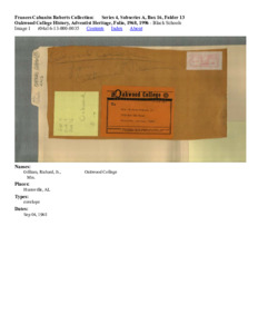 Oakwood College History, Adventist Heritage, Folio, 1968, 1996