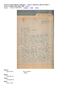 Greene Academy (1812-1864), 1955