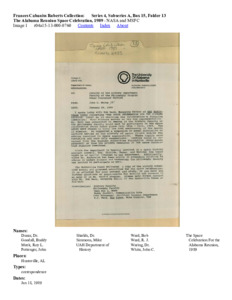 The Alabama Reunion Space Celebration, 1989